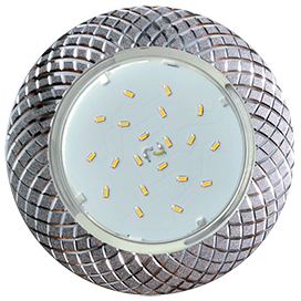 Светильник GX 53 CAST Сетка серебро